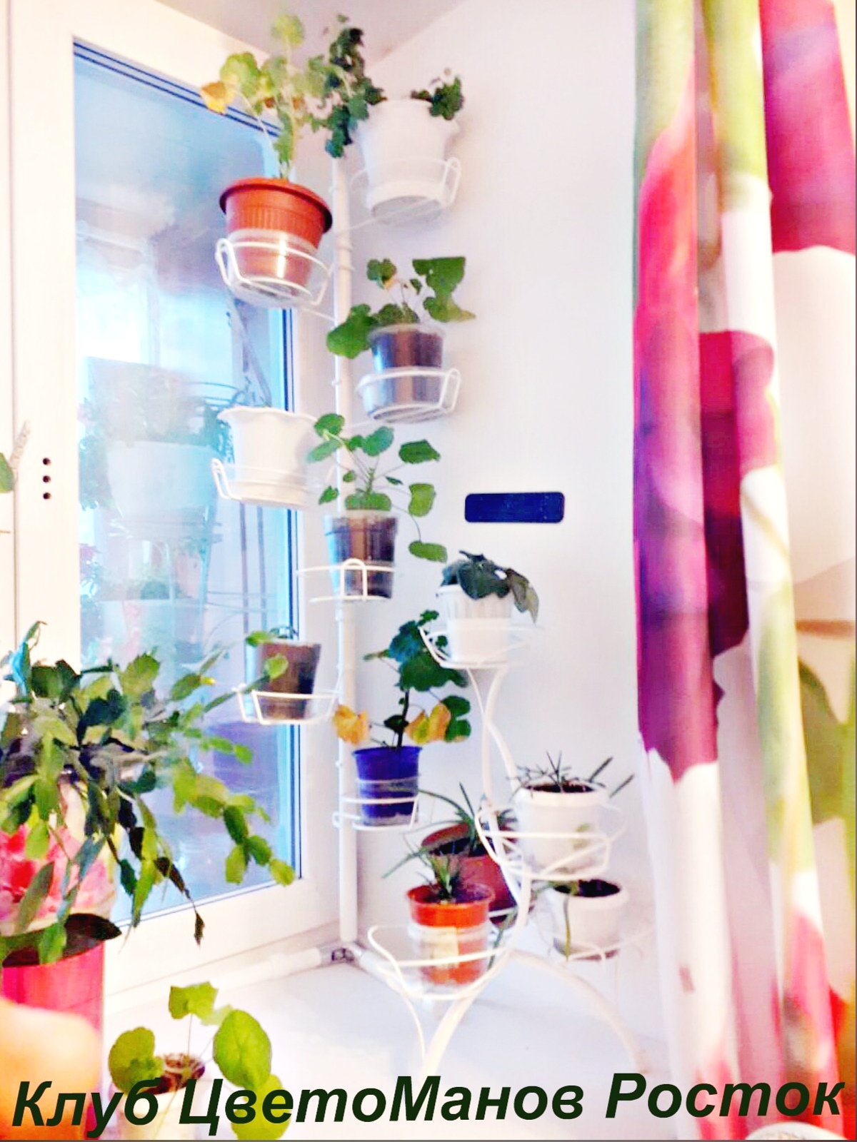 подставка на окно угловая металлическая с ножками. Фото N40